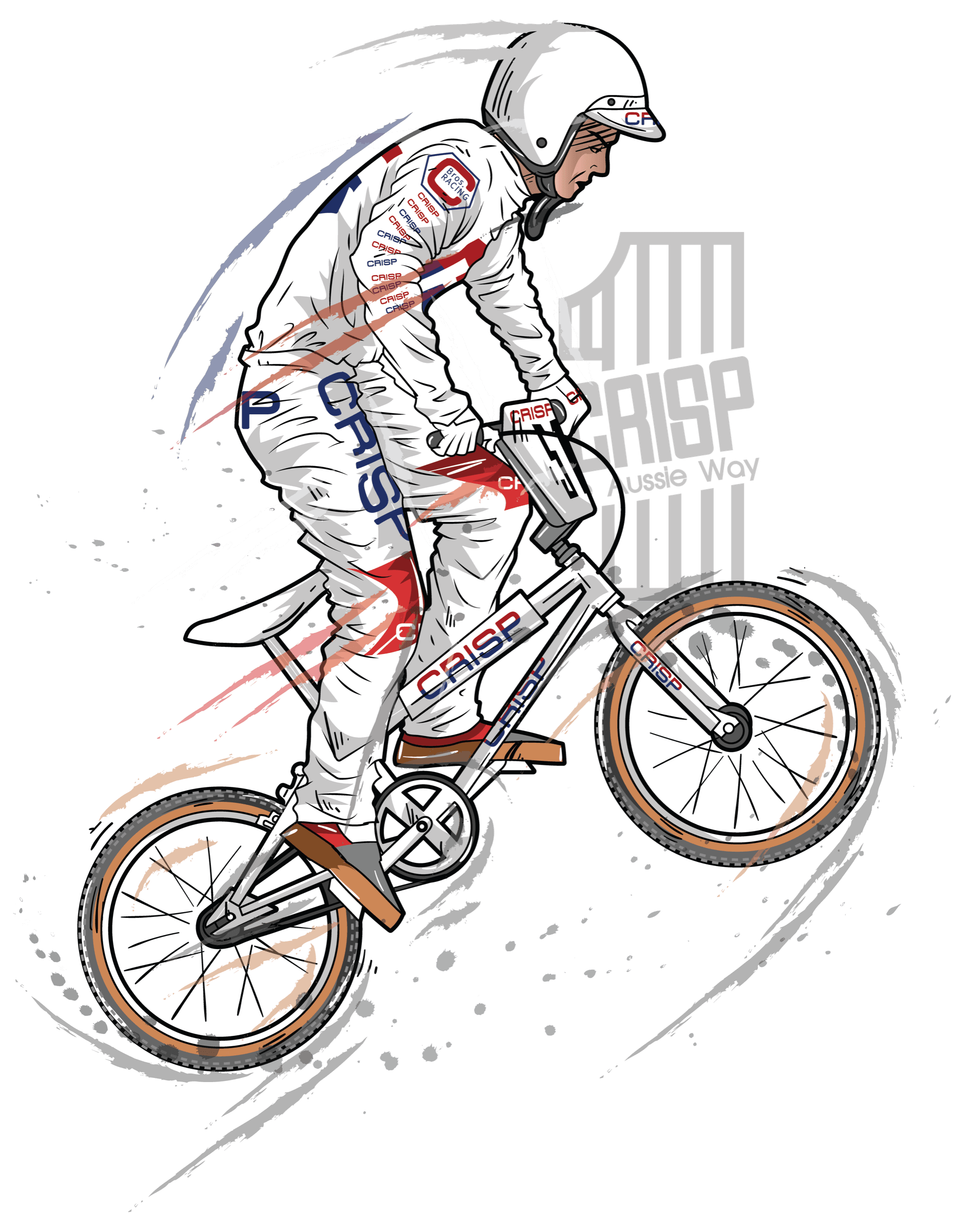 Dean Crisp rider artwork