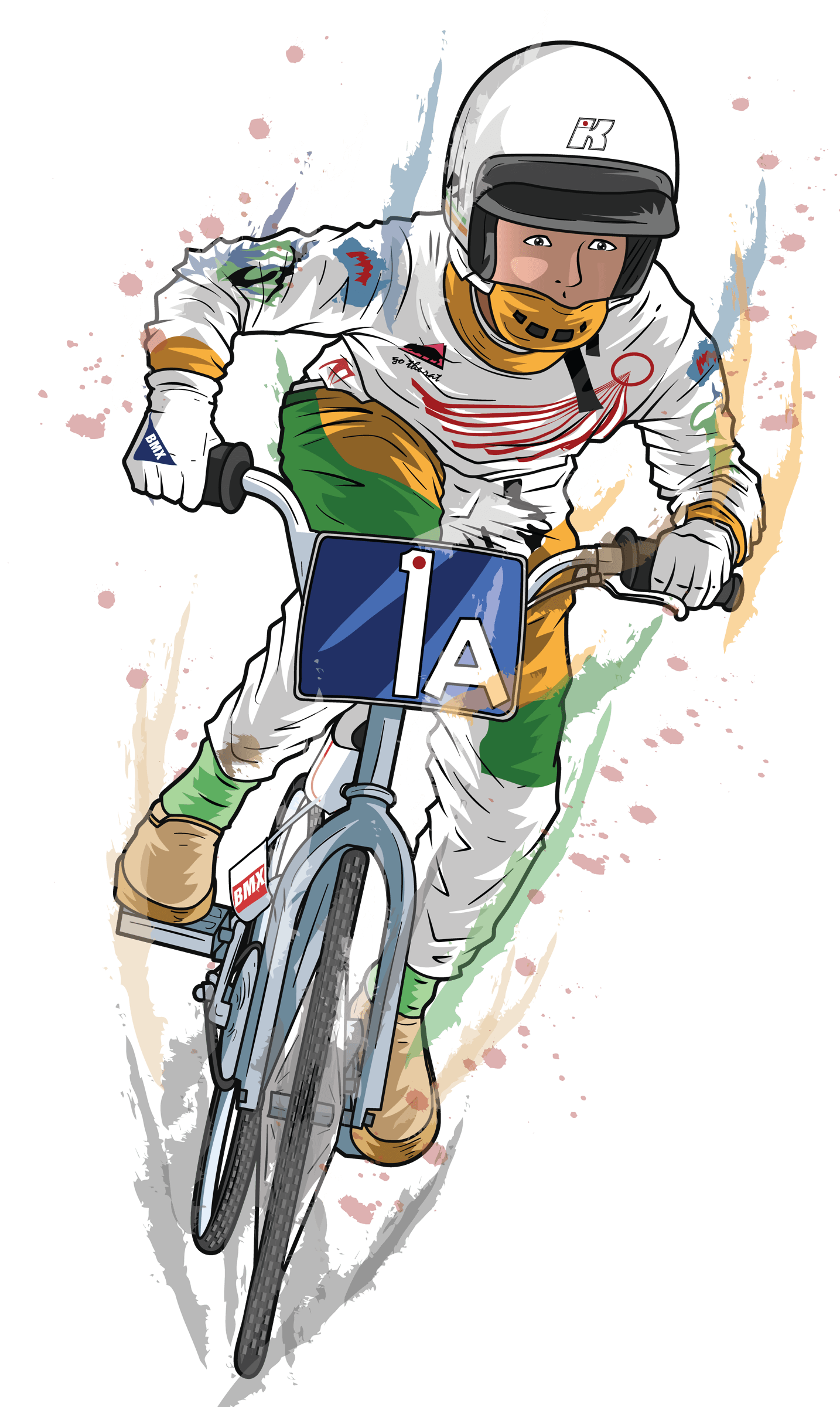 Lyndal Ellement rider artwork