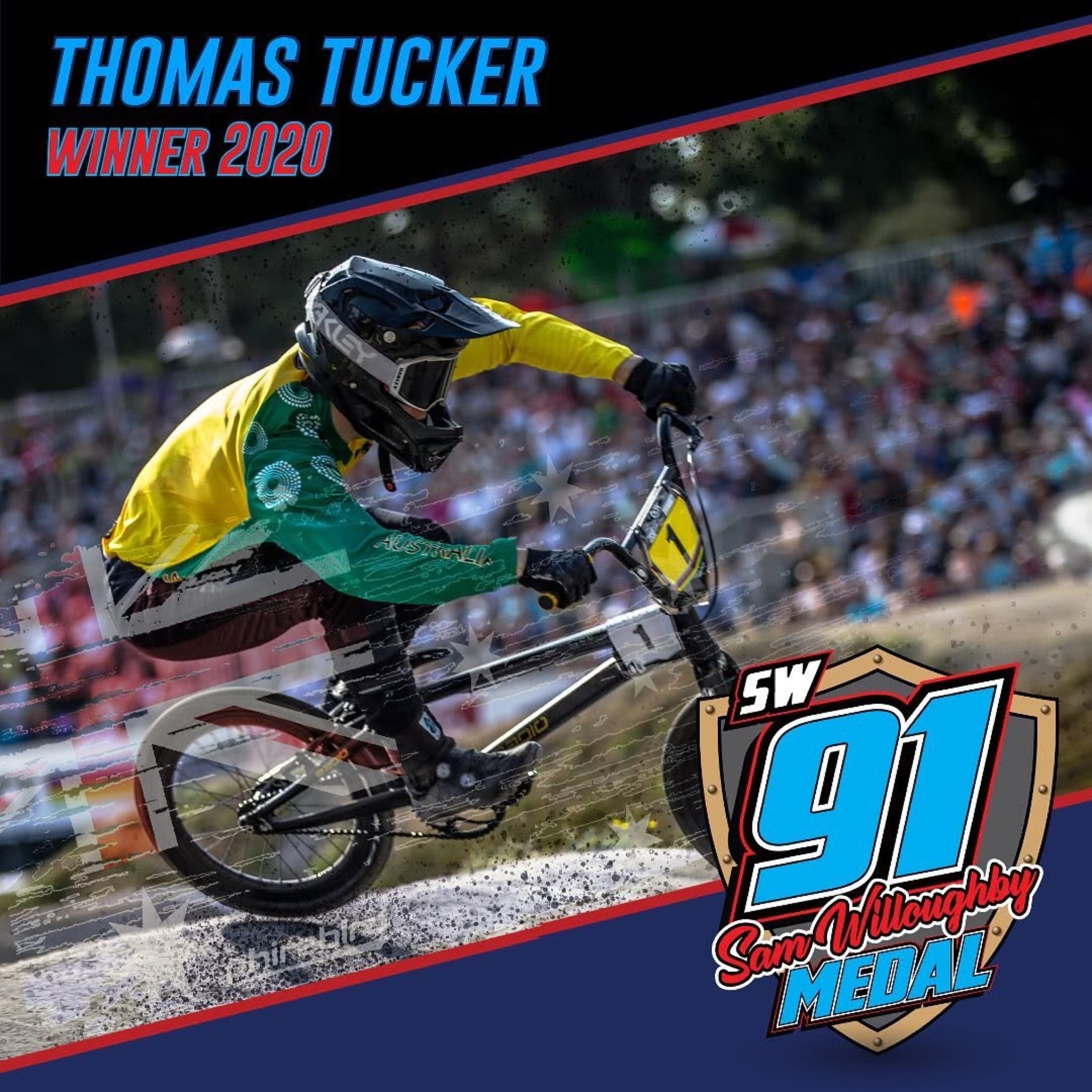 2020 Sam Willoughby Medal recipient Thomas Tucker